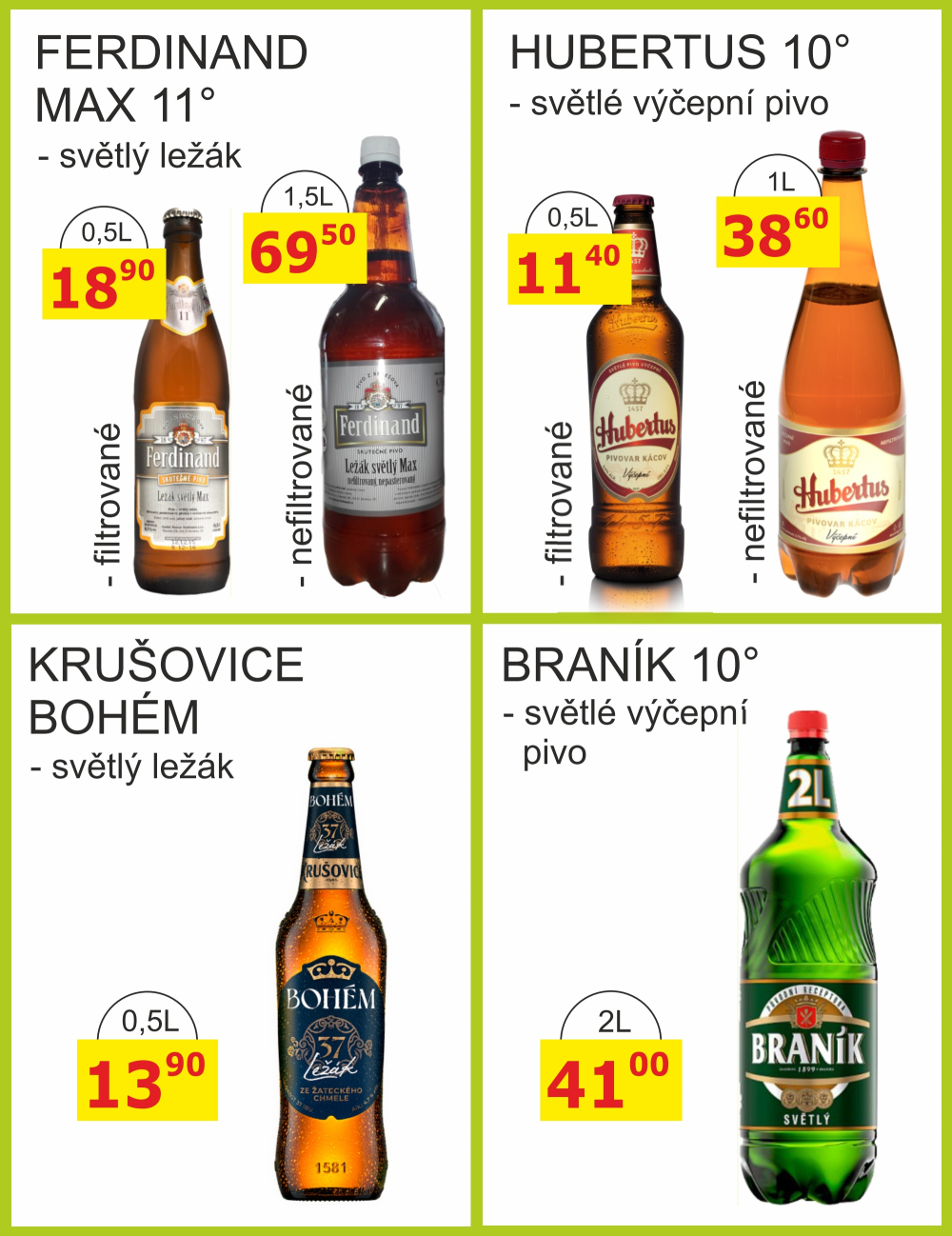 Leták BENE NÁPOJE leták - strana 26