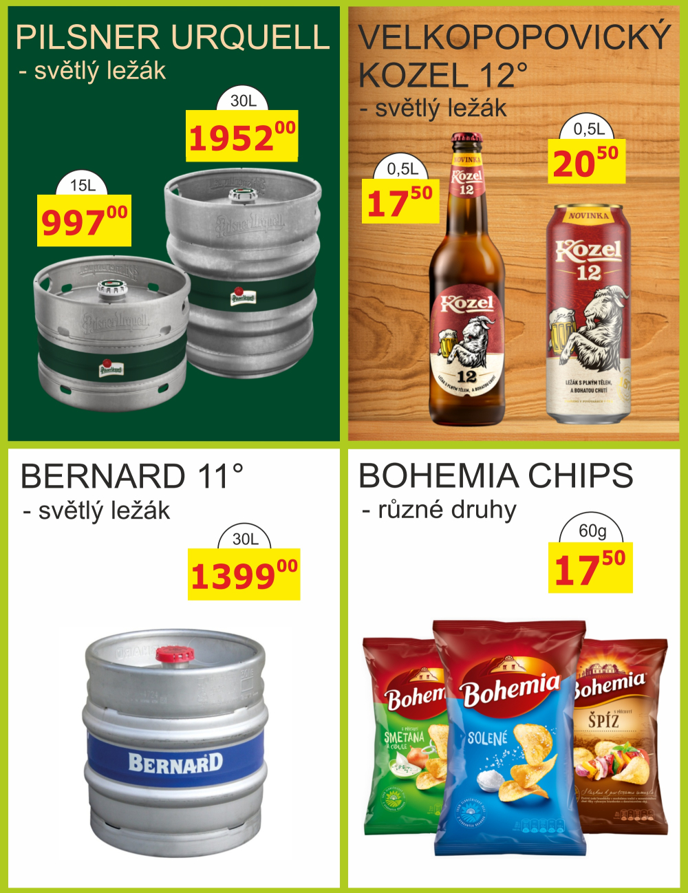 Leták BENE NÁPOJE leták - strana 2