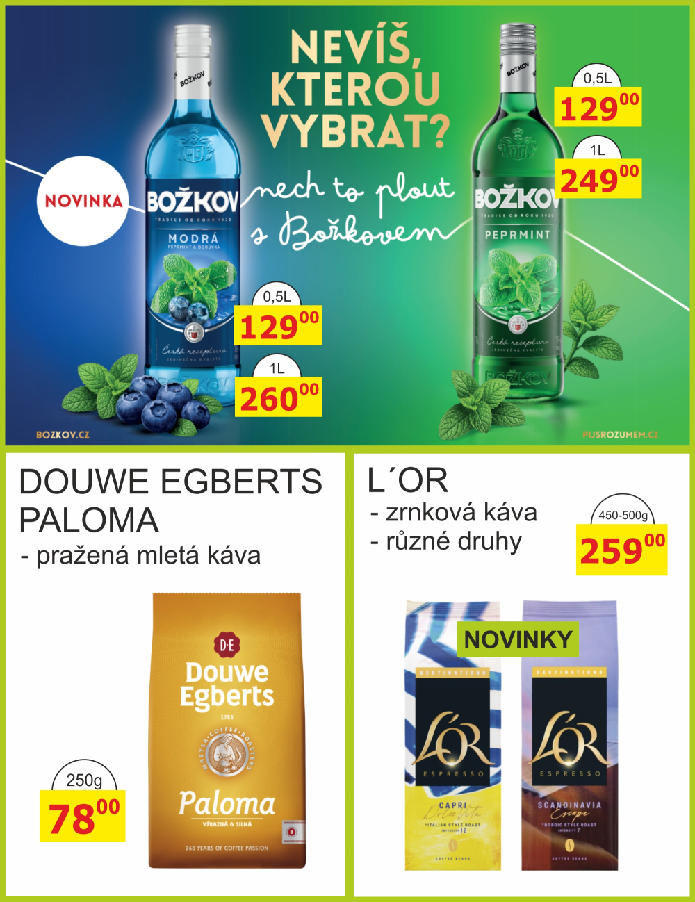 Leták BENE NÁPOJE leták - strana 3