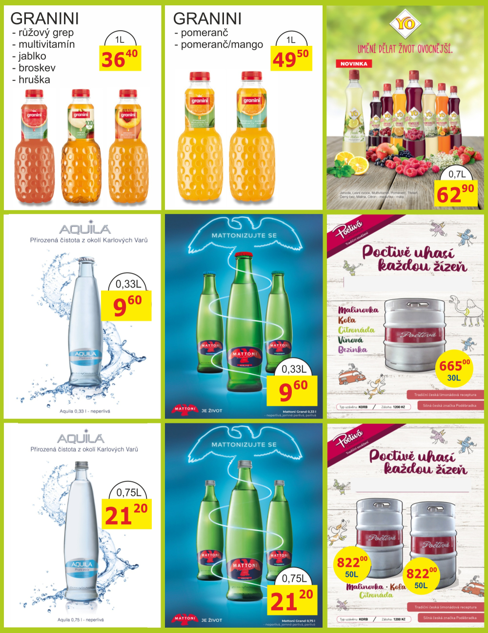 Leták BENE NÁPOJE leták - strana 7