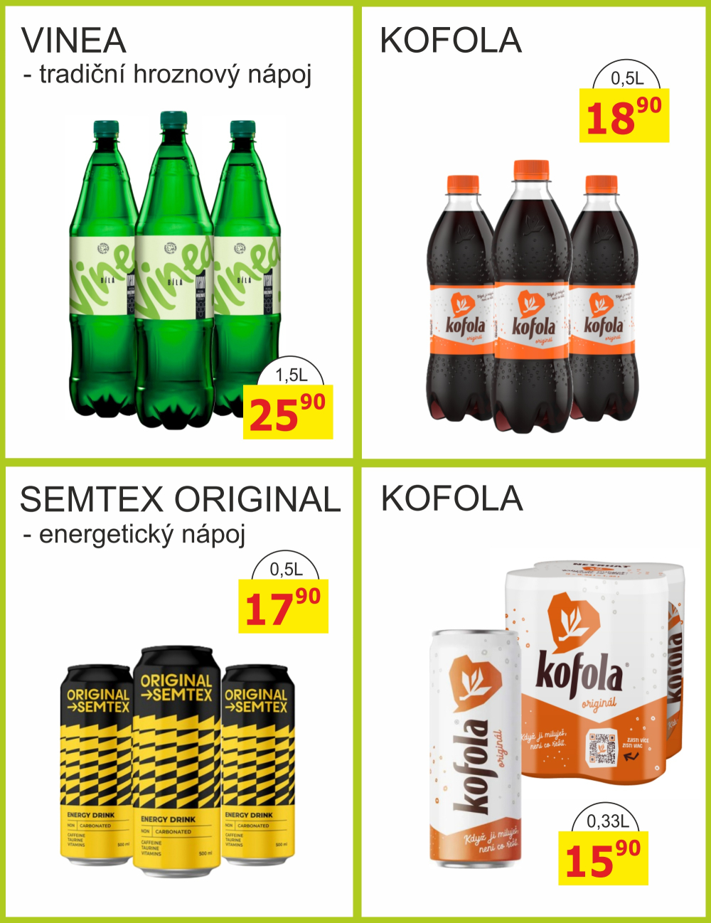 Leták BENE NÁPOJE leták - strana 9