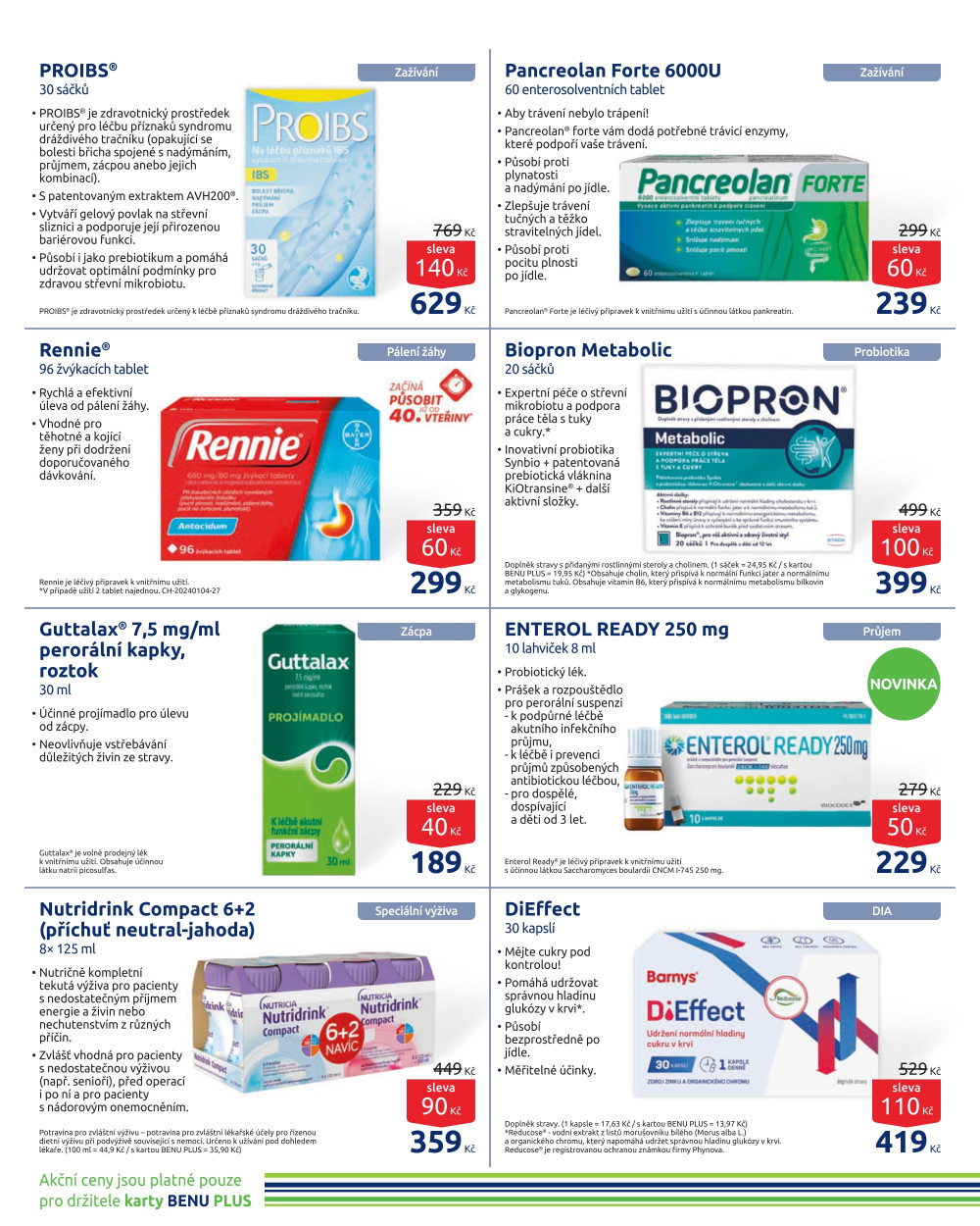 Leták BENU Lékárna leták - strana 12