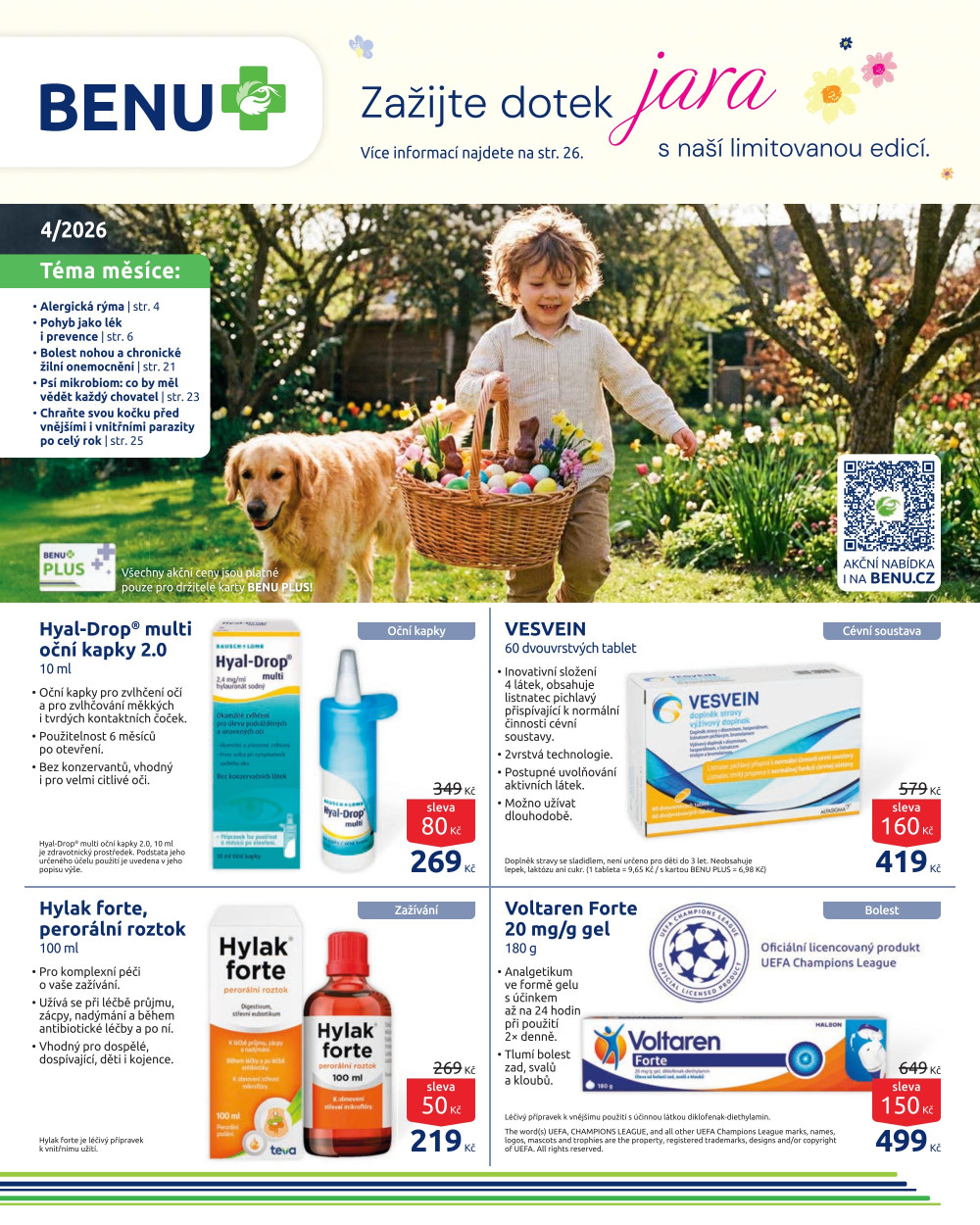 Leták BENU Lékárna leták - strana 1