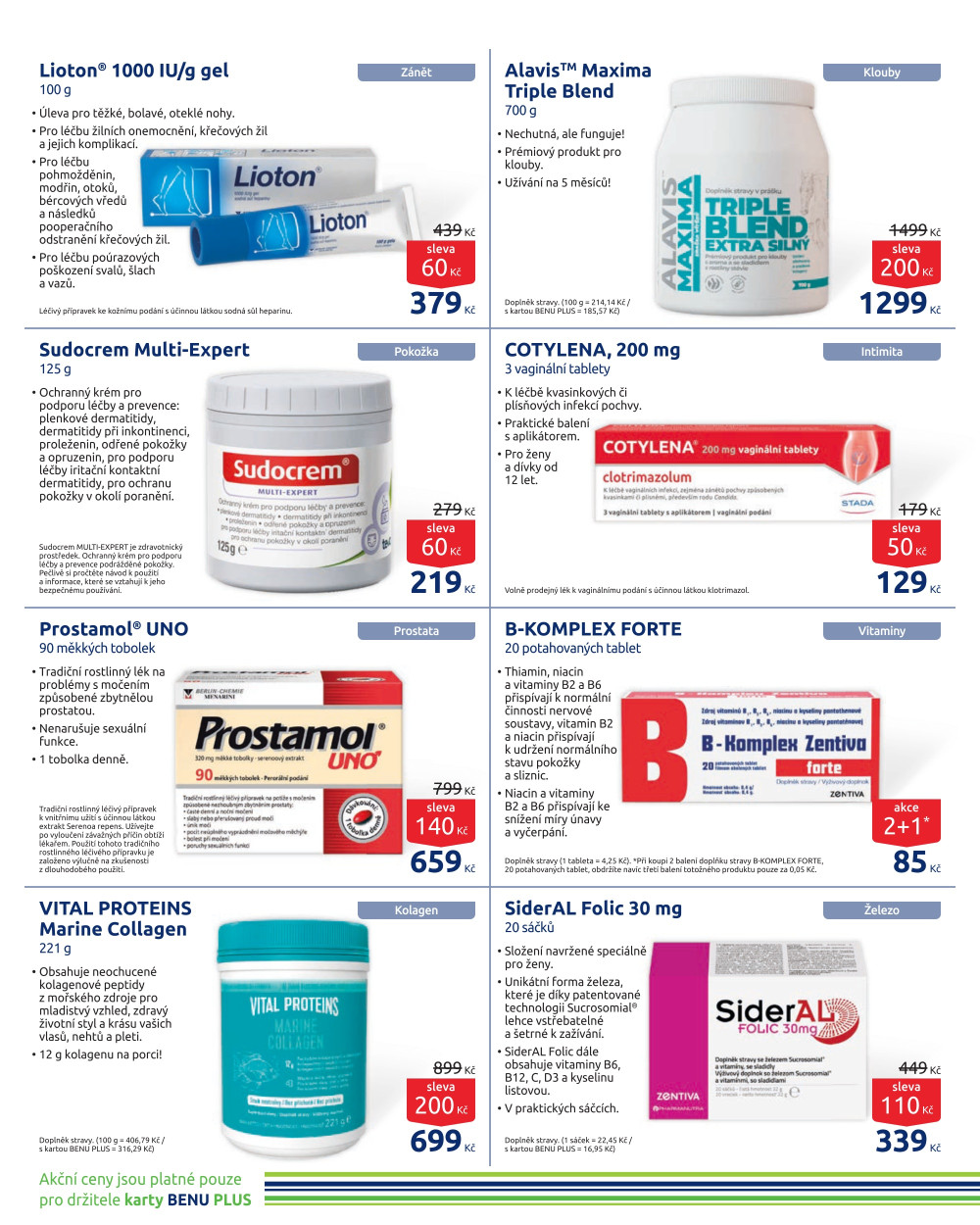 Leták BENU Lékárna leták - strana 2