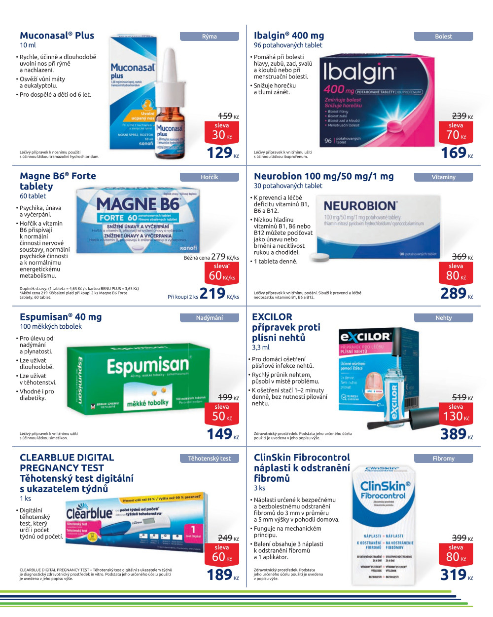 Leták BENU Lékárna leták - strana 3