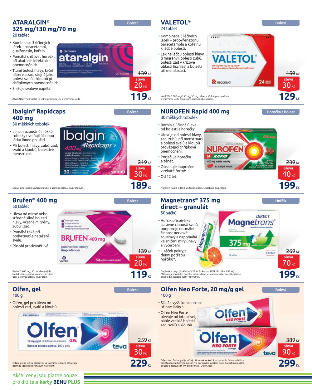 Leták BENU Lékárna leták - strana 8