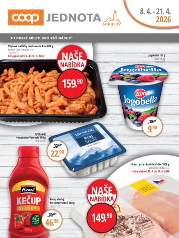 Jednota Mikulov leták