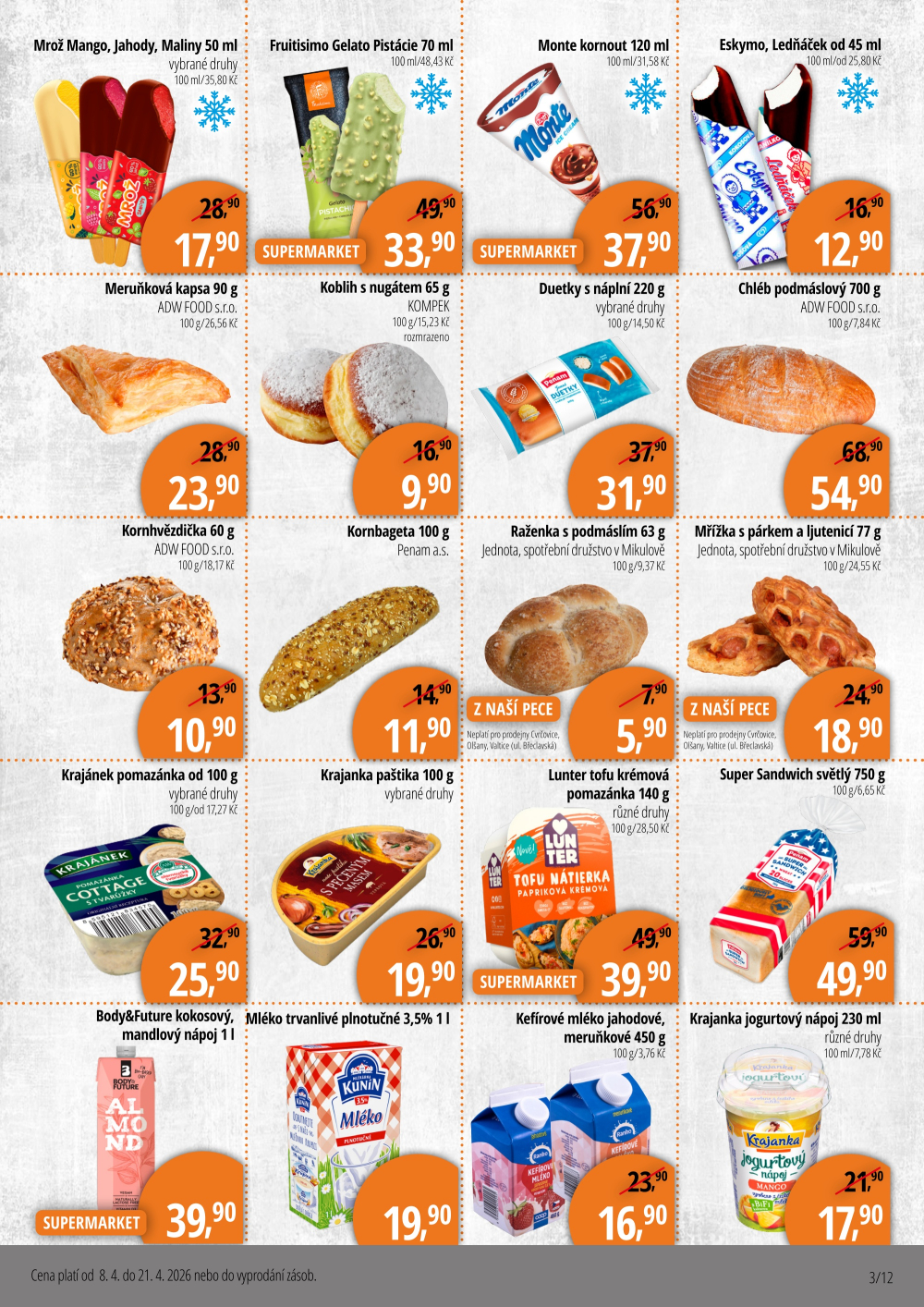 Leták Jednota Mikulov leták - strana 3