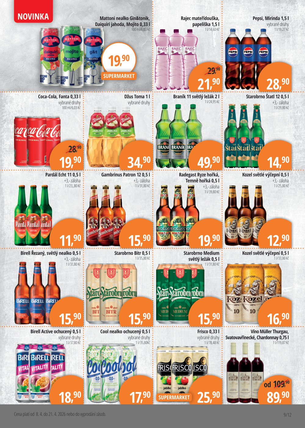 Leták Jednota Mikulov leták - strana 9