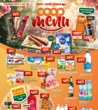 Akční leták COOP  - TIP a TUTY Menu