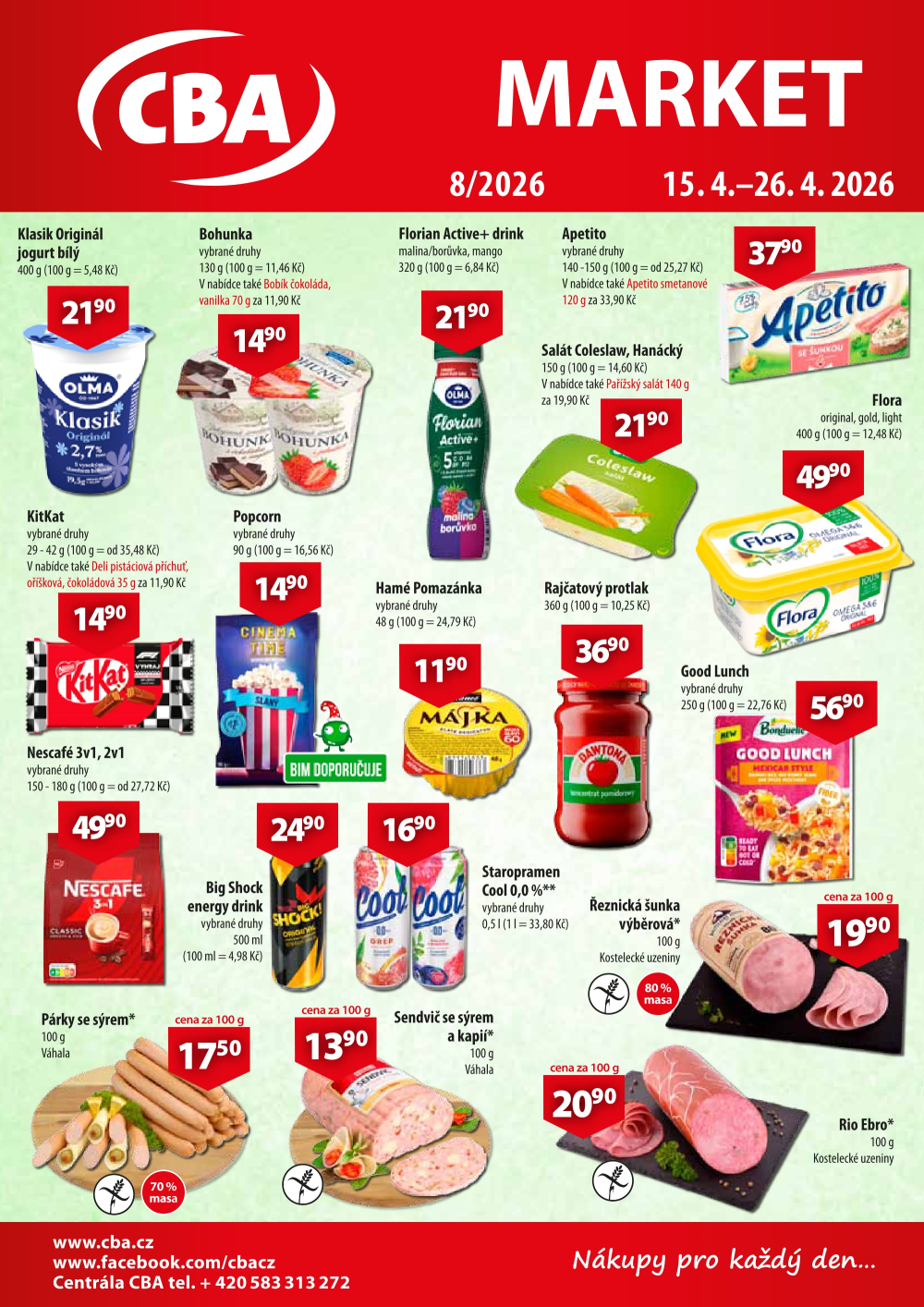 Leták CBA Market leták - strana 1