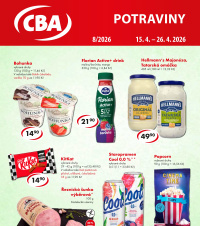 Akční leták CBA Potraviny 