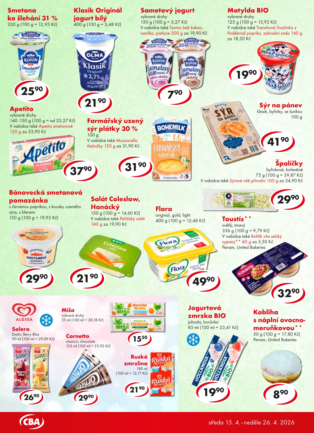 Leták CBA Potraviny leták - strana 2