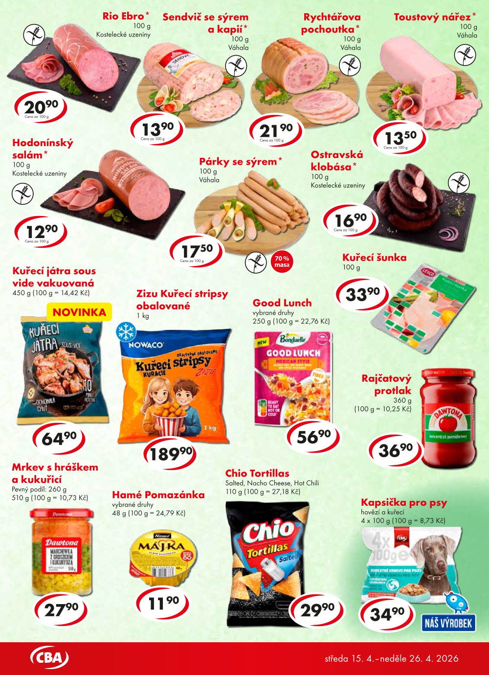 Leták CBA Potraviny leták - strana 3