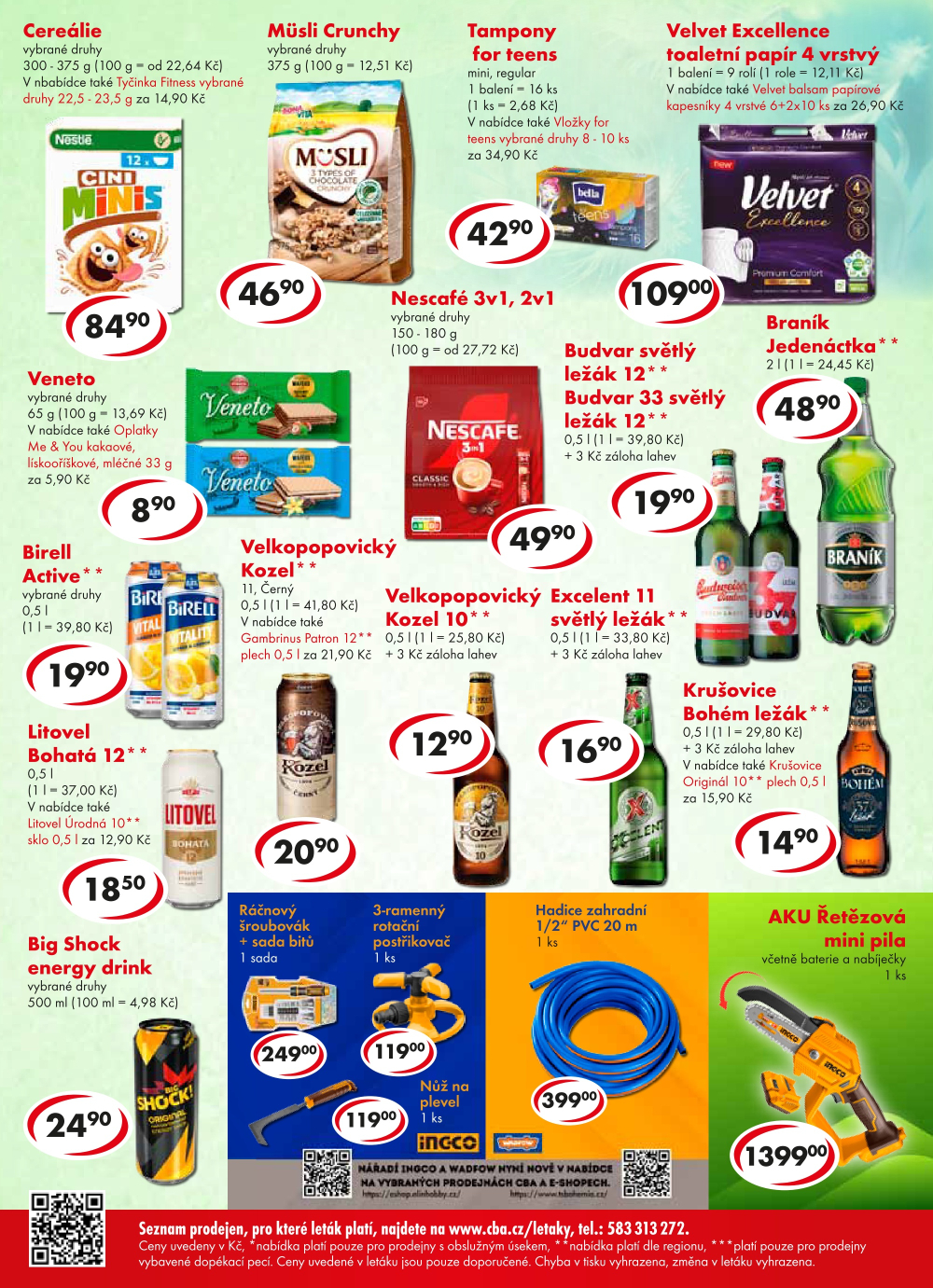 Leták CBA Potraviny leták - strana 4