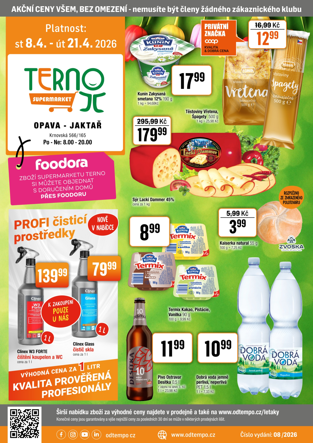 Leták TEMPO leták - Terno Opava - Jaktář - strana 1