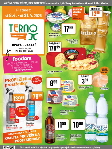 TEMPO leták - Terno Opava - Jaktář