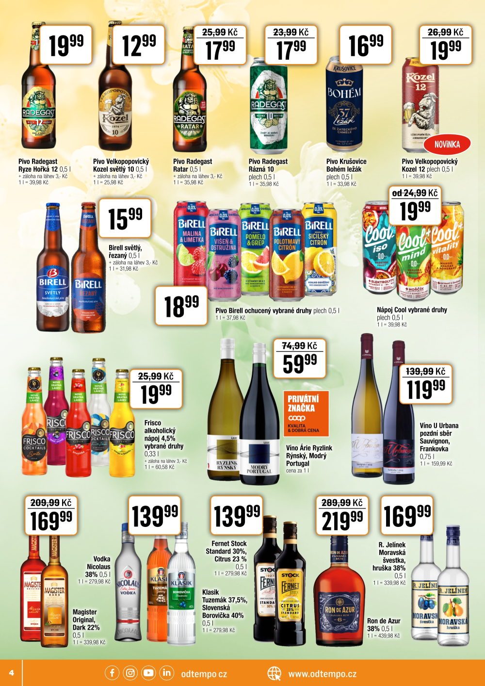 Leták TEMPO leták - Terno Opava - Jaktář - strana 4