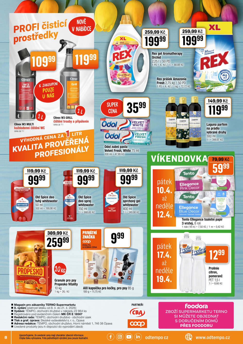 Leták TEMPO leták - Terno Opava - Jaktář - strana 8