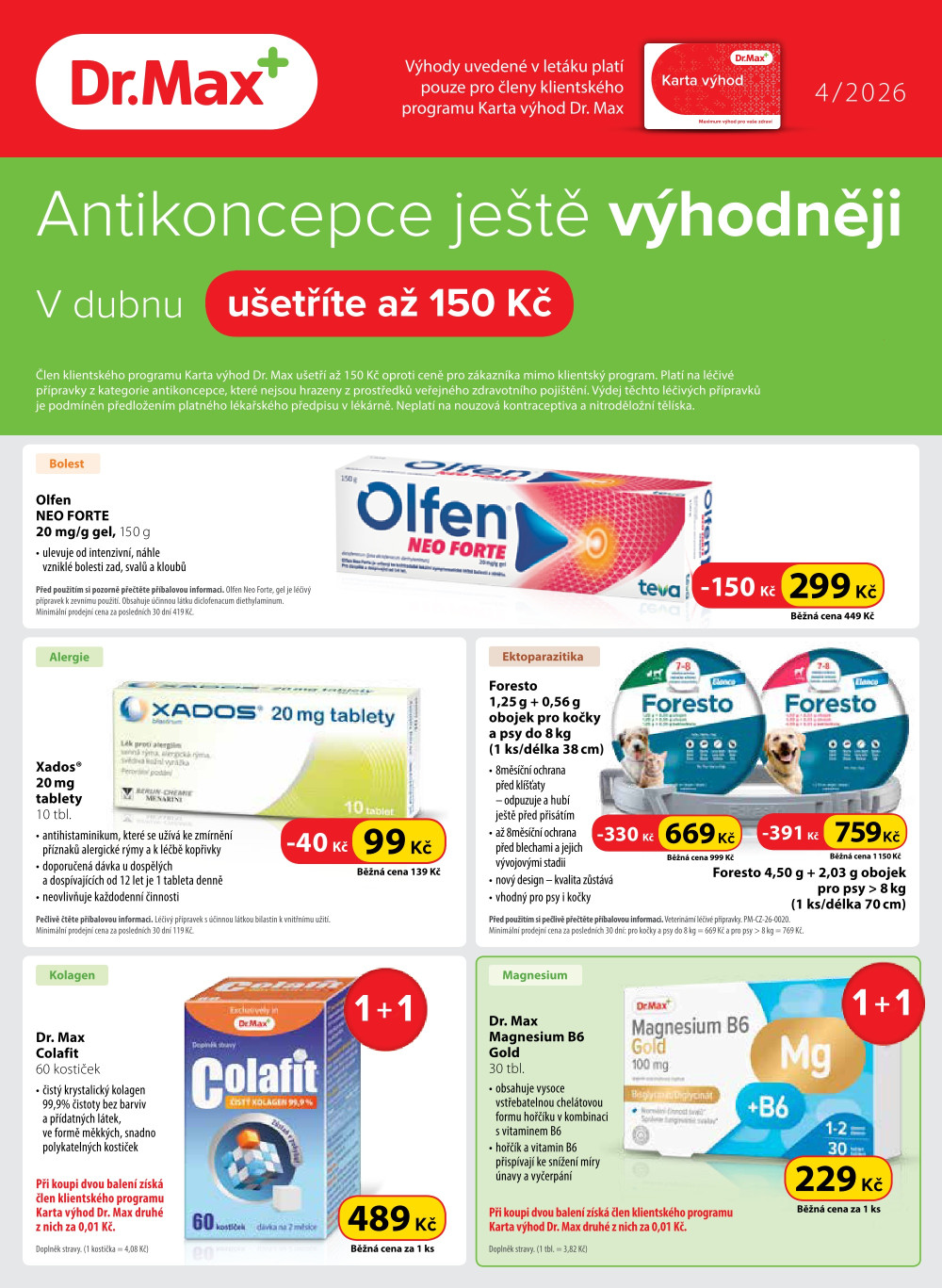 Leták Dr. Max leták - strana 1