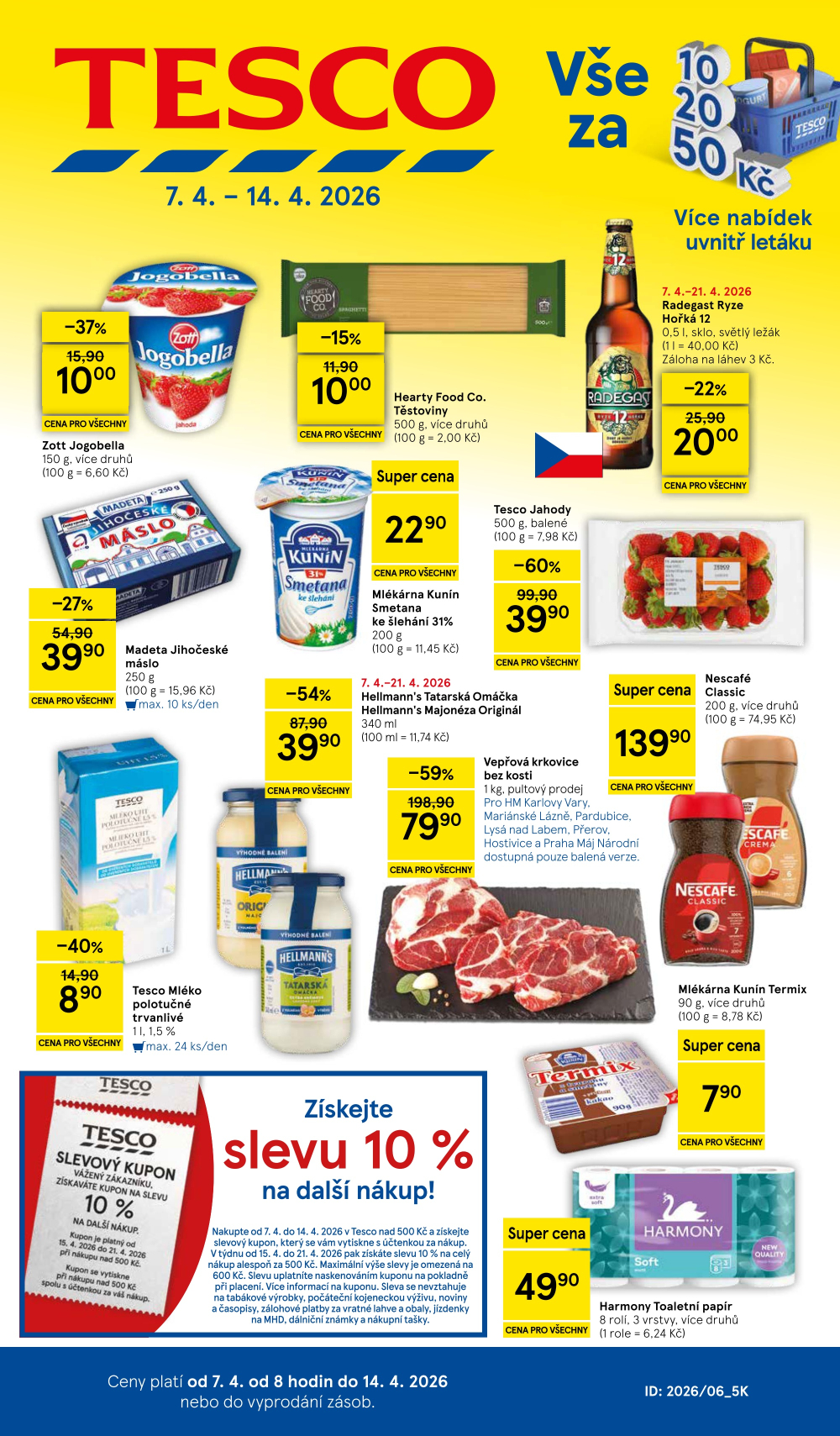 Leták Tesco hypermarket leták - strana 1