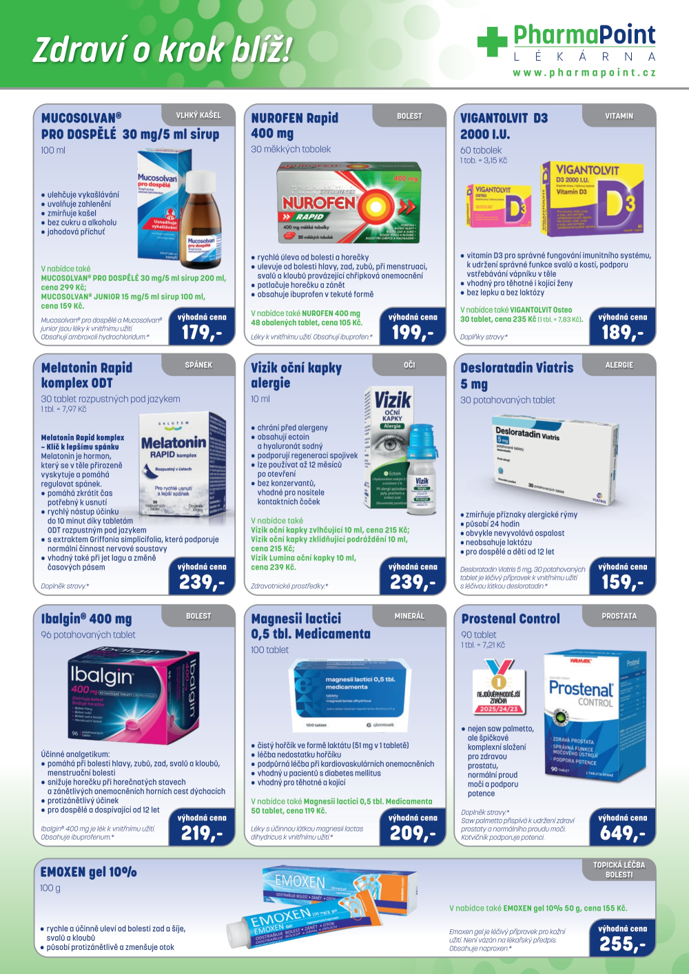 Leták PharmaPoint leták B - strana 3