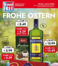 Akční leták TRAVEL FREE 