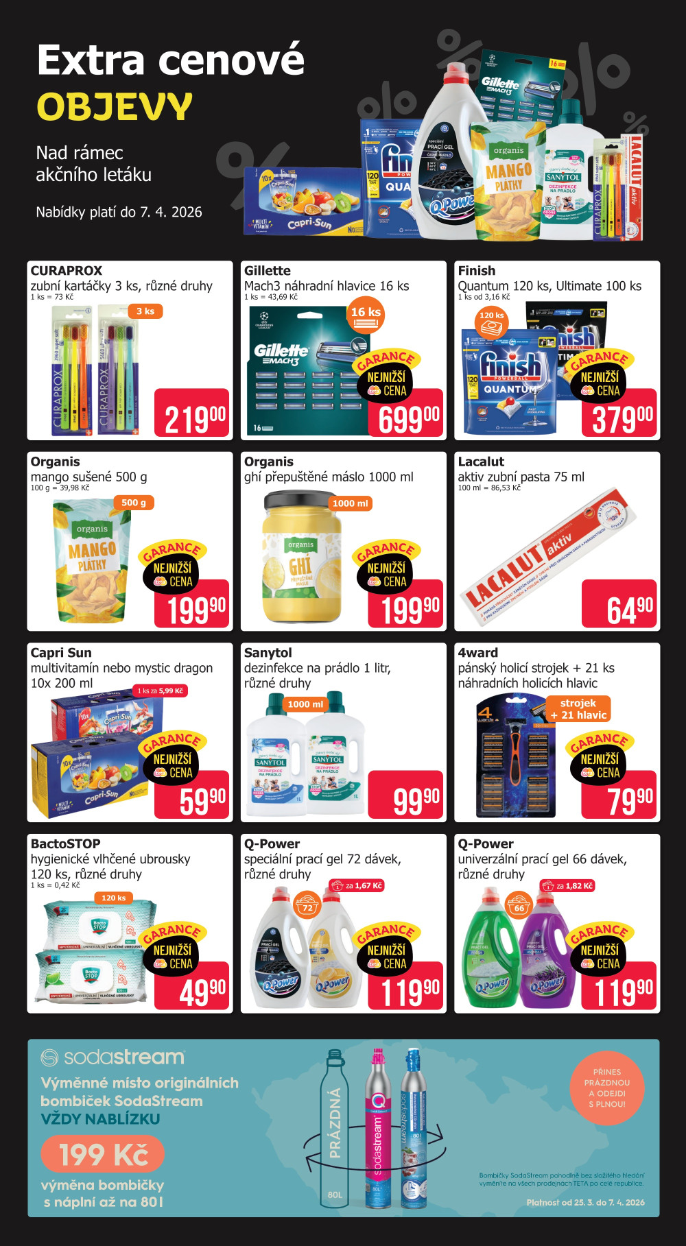 Leták Teta drogerie - Extra cenové objevy - strana 1