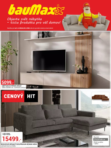 bauMax leták - Objevte svět nábytku