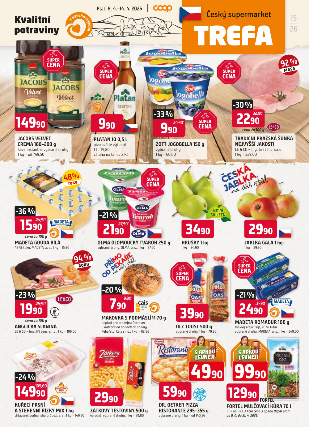 Leták TREFA leták - strana 1