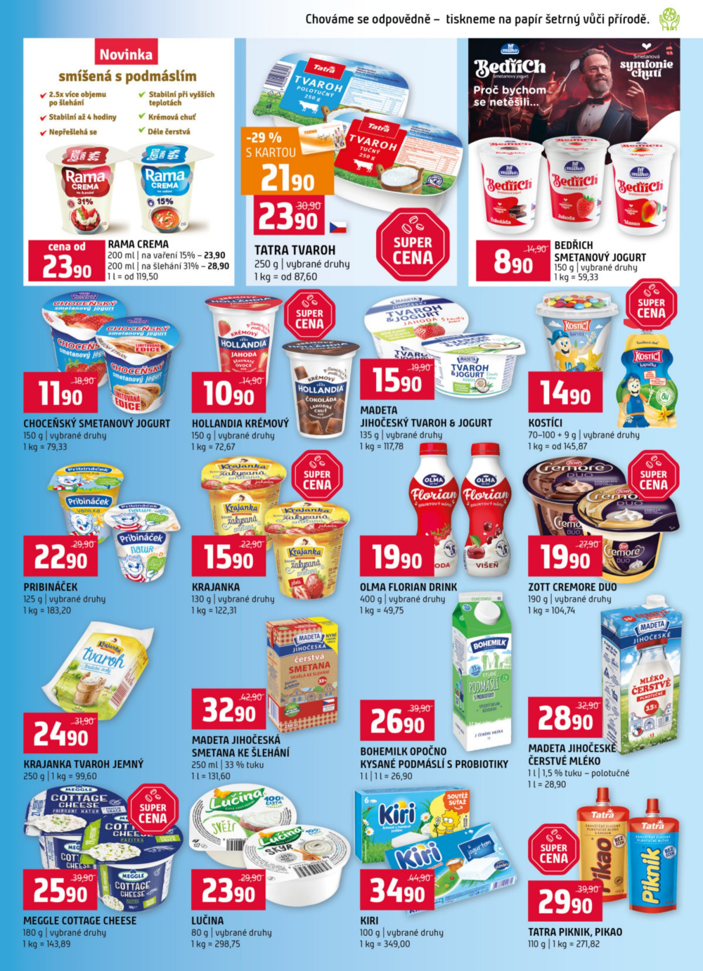 Leták Terno leták - České Budějovice, Trhové Sviny, Bechyně, Borovany, Třeboň, Týn nad Vltavou, Olomouc, Hradec Králové - strana 5