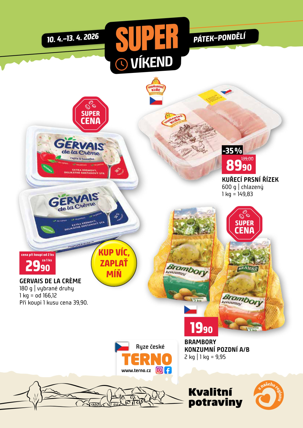 Leták Terno leták - Víkendovka - strana 1