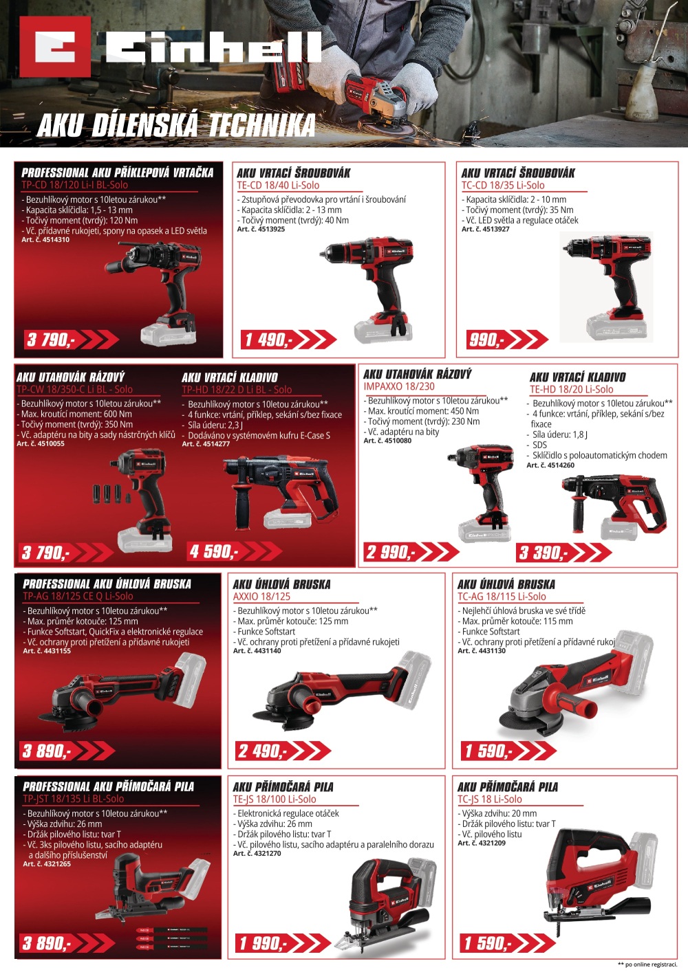 Leták Einhell leták - strana 10