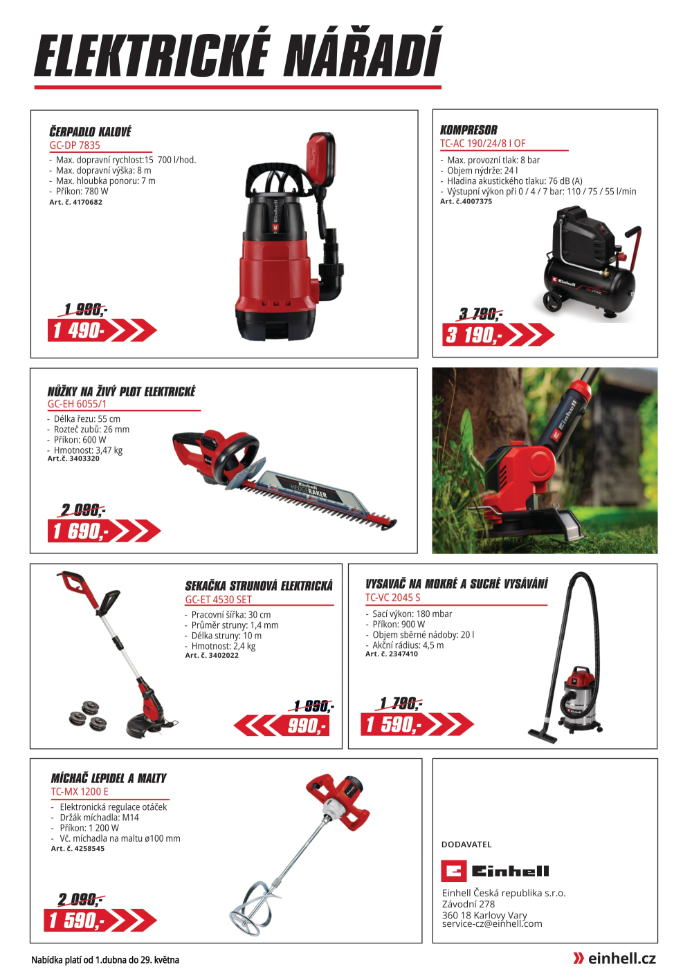 Leták Einhell leták - strana 4