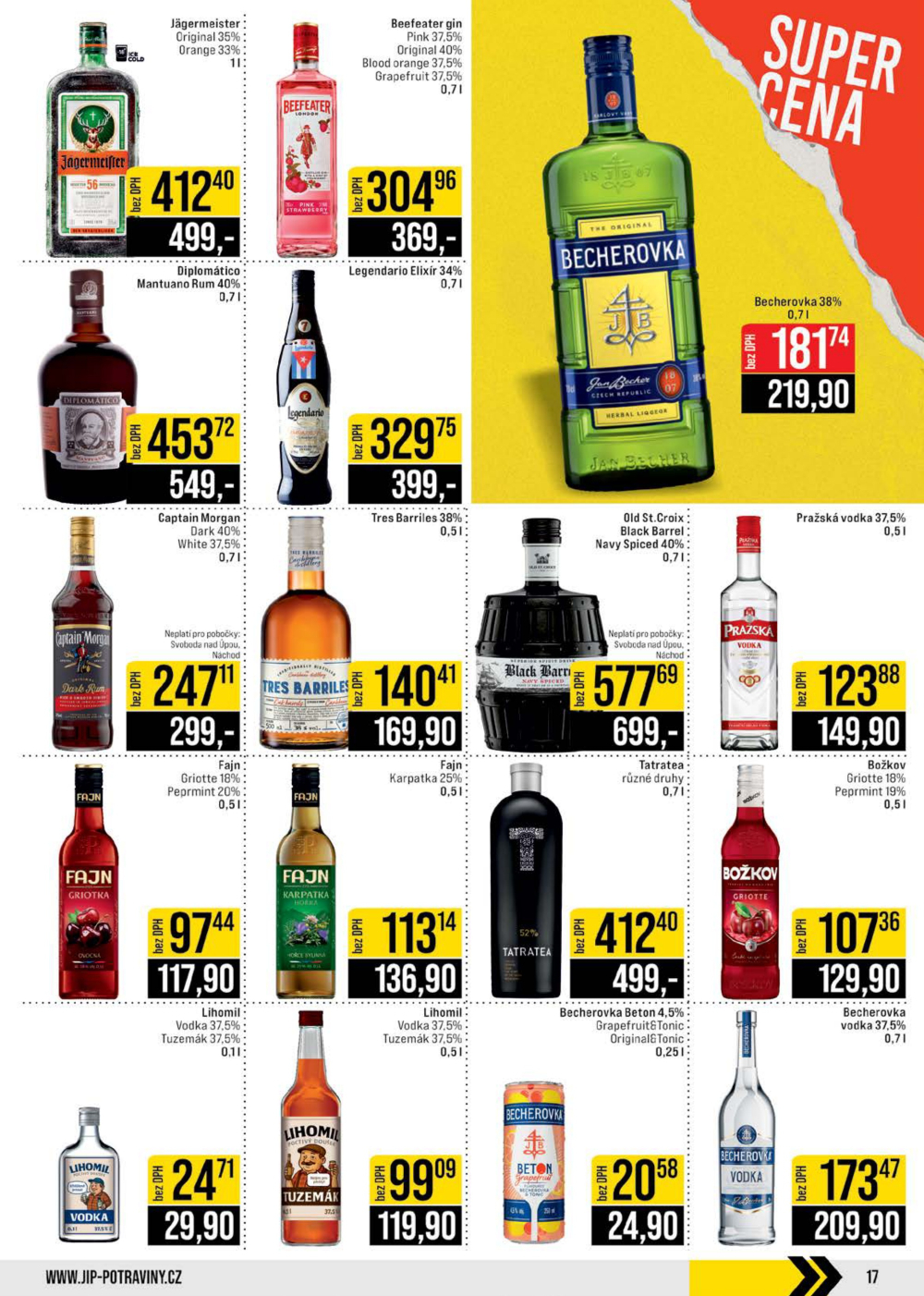 Leták JIP leták CC Cash & Carry - České Budějovice, Most, Náchod, Svoboda nad Úpou, Sušice - strana 17