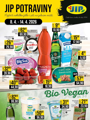 JIP leták CC Cash & Carry - České Budějovice, Most, Náchod, Svoboda nad Úpou, Sušice