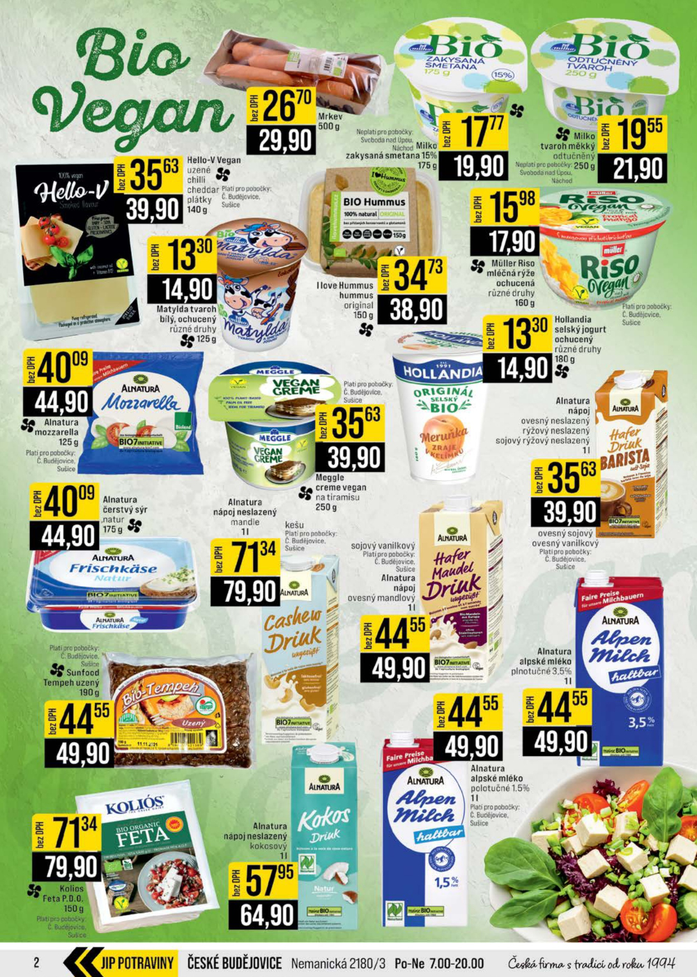 Leták JIP leták CC Cash & Carry - České Budějovice, Most, Náchod, Svoboda nad Úpou, Sušice - strana 2