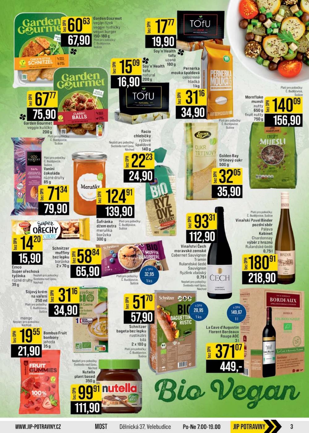 Leták JIP leták CC Cash & Carry - České Budějovice, Most, Náchod, Svoboda nad Úpou, Sušice - strana 3