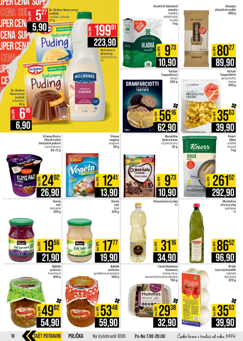 Leták JIP leták CC Cash & Carry - Brno, Ostrava, Praha, Polička, Olomouc, Karlovy Vary, Zlín, Jilemnice, Pardubice - strana 10