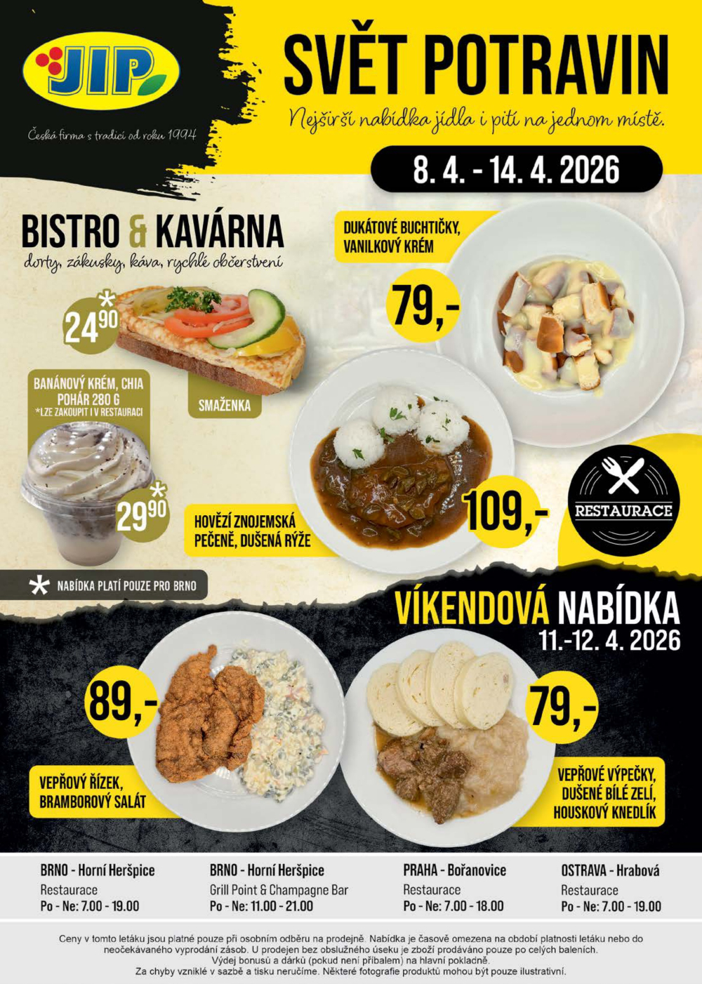 Leták JIP leták CC Cash & Carry - Brno, Ostrava, Praha, Polička, Olomouc, Karlovy Vary, Zlín, Jilemnice, Pardubice - strana 20