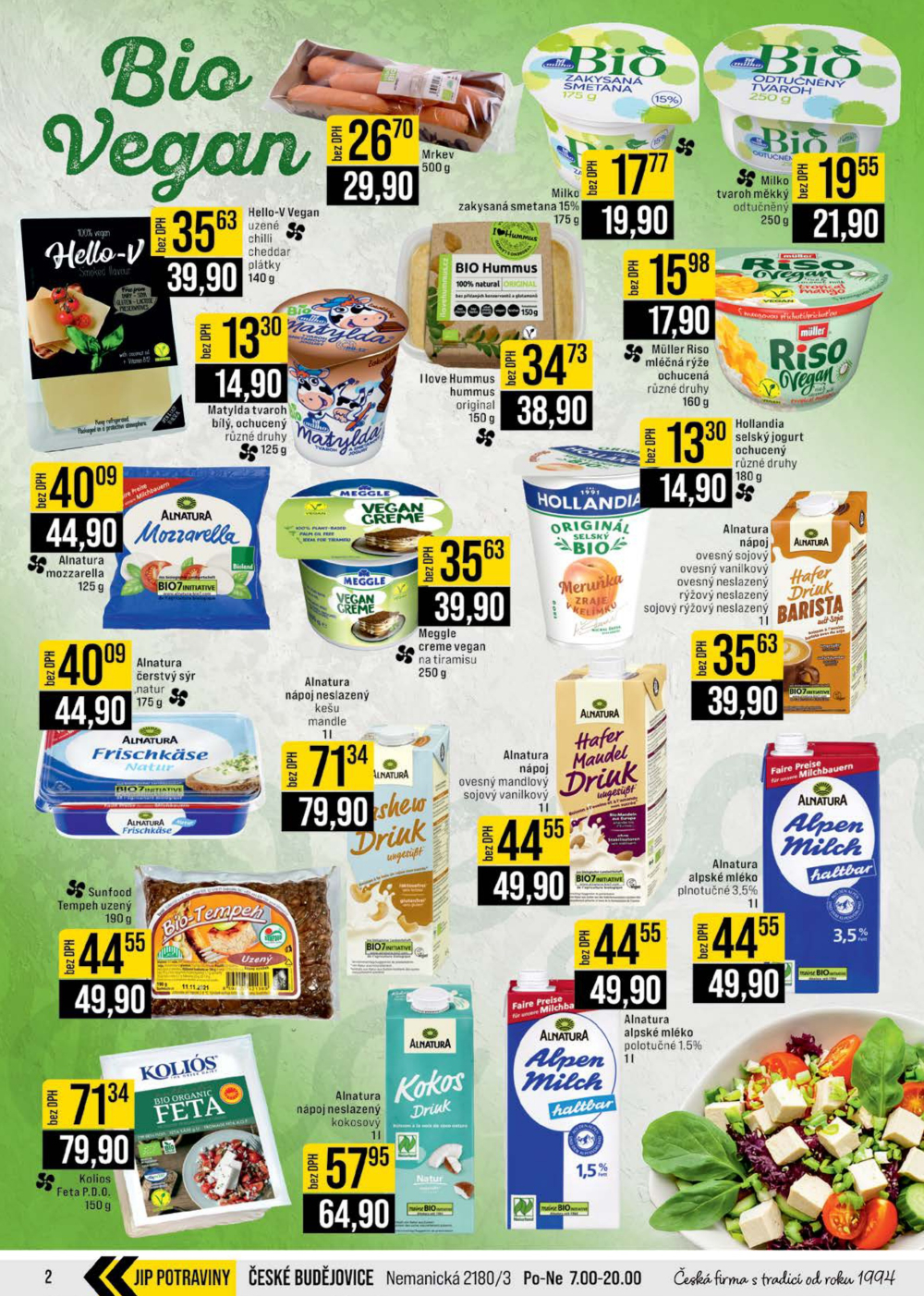 Leták JIP leták CC Cash & Carry - Brno, Ostrava, Praha, Polička, Olomouc, Karlovy Vary, Zlín, Jilemnice, Pardubice - strana 2