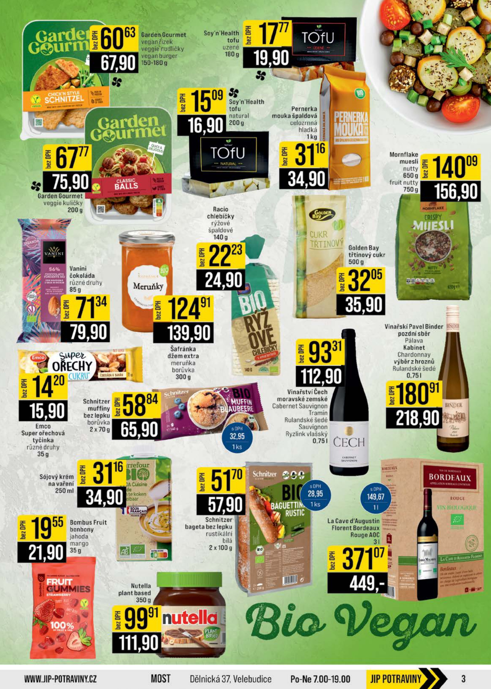 Leták JIP leták CC Cash & Carry - Brno, Ostrava, Praha, Polička, Olomouc, Karlovy Vary, Zlín, Jilemnice, Pardubice - strana 3