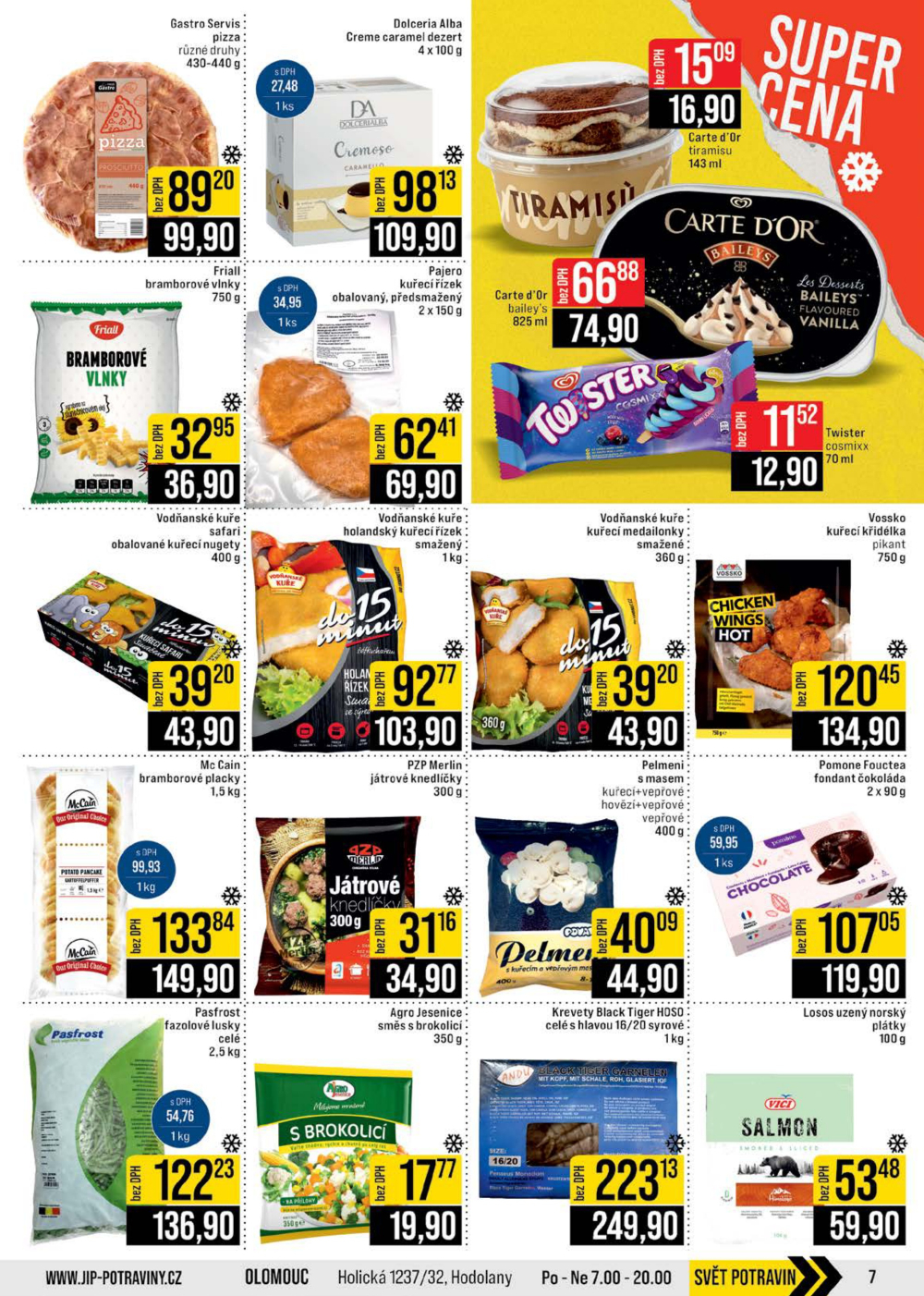 Leták JIP leták CC Cash & Carry - Brno, Ostrava, Praha, Polička, Olomouc, Karlovy Vary, Zlín, Jilemnice, Pardubice - strana 7