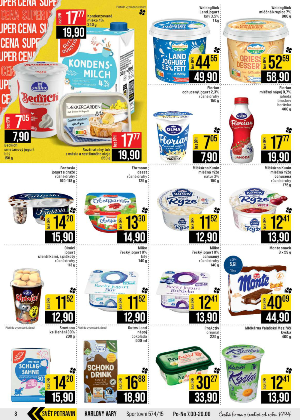 Leták JIP leták CC Cash & Carry - Brno, Ostrava, Praha, Polička, Olomouc, Karlovy Vary, Zlín, Jilemnice, Pardubice - strana 8