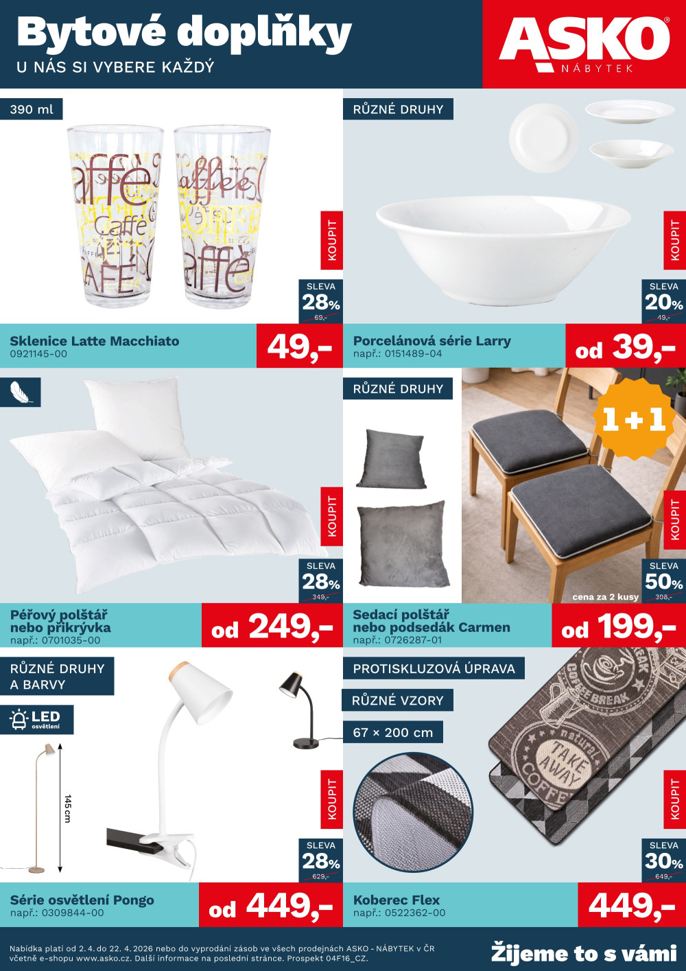 Leták ASKO nábytek leták - Bytové doplňky - strana 1