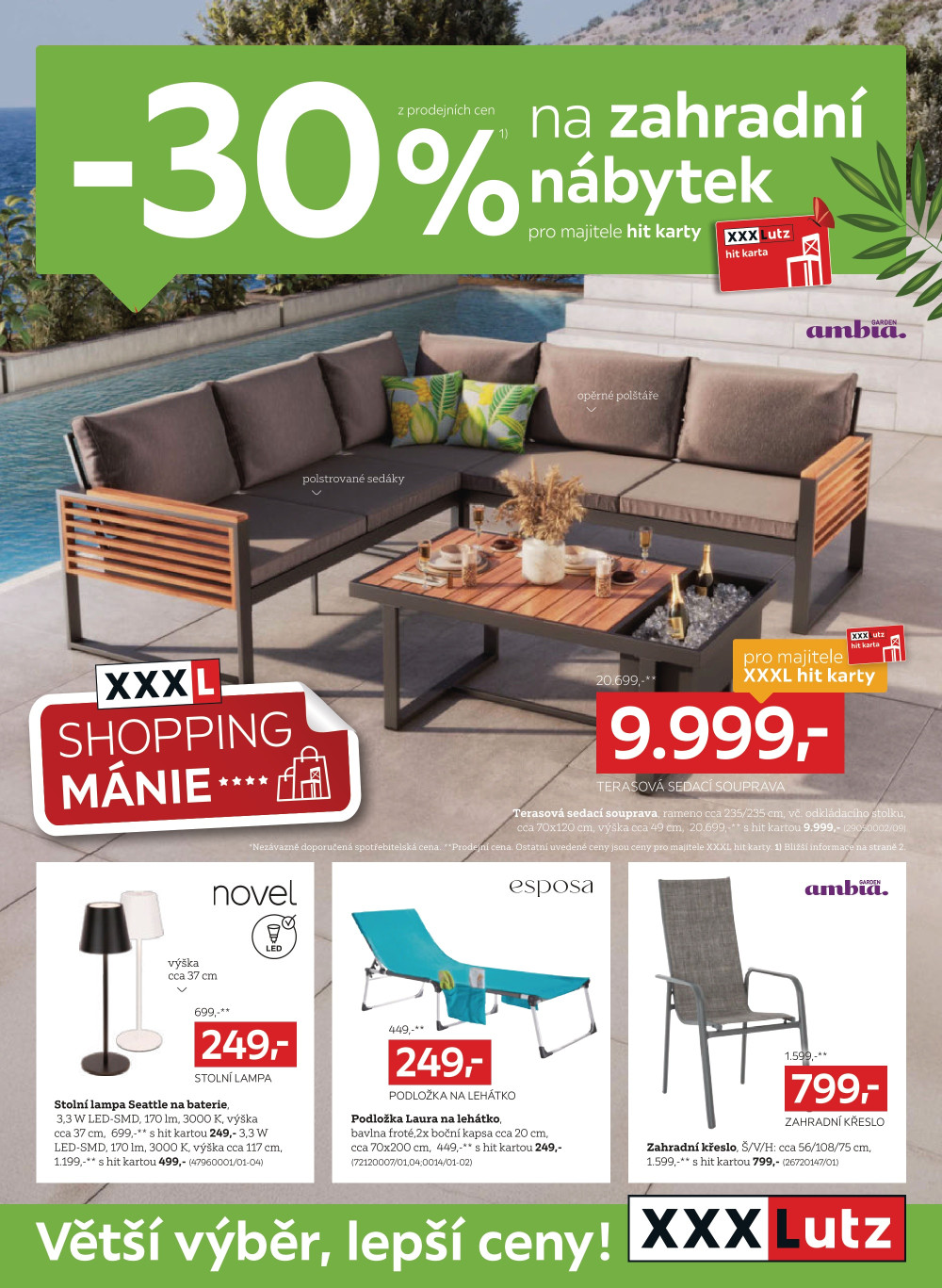 Leták XXXLutz leták - Shopping mánie - 30 % - strana 13