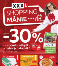 Akční leták XXXLutz  - Shopping mánie - 30 %