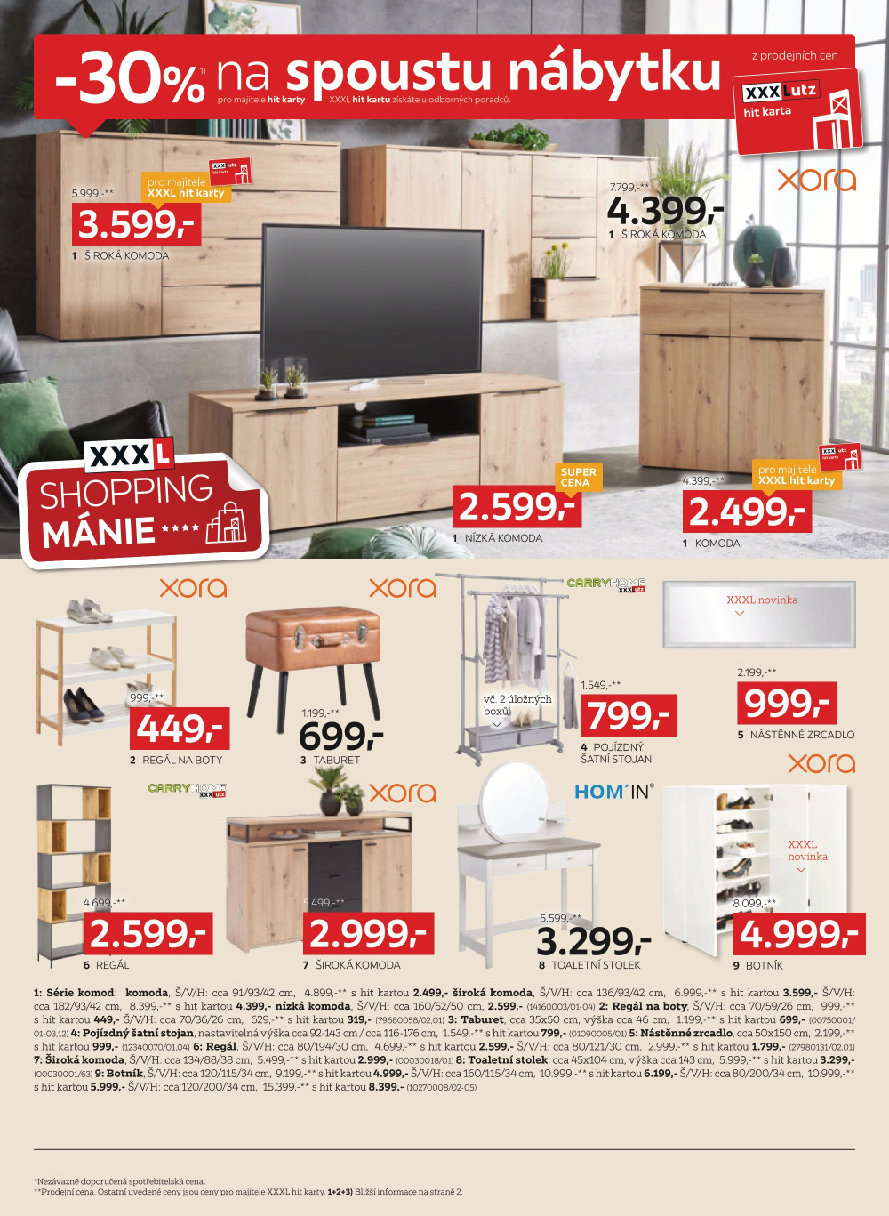 Leták XXXLutz leták - Shopping mánie - 30 % - strana 8