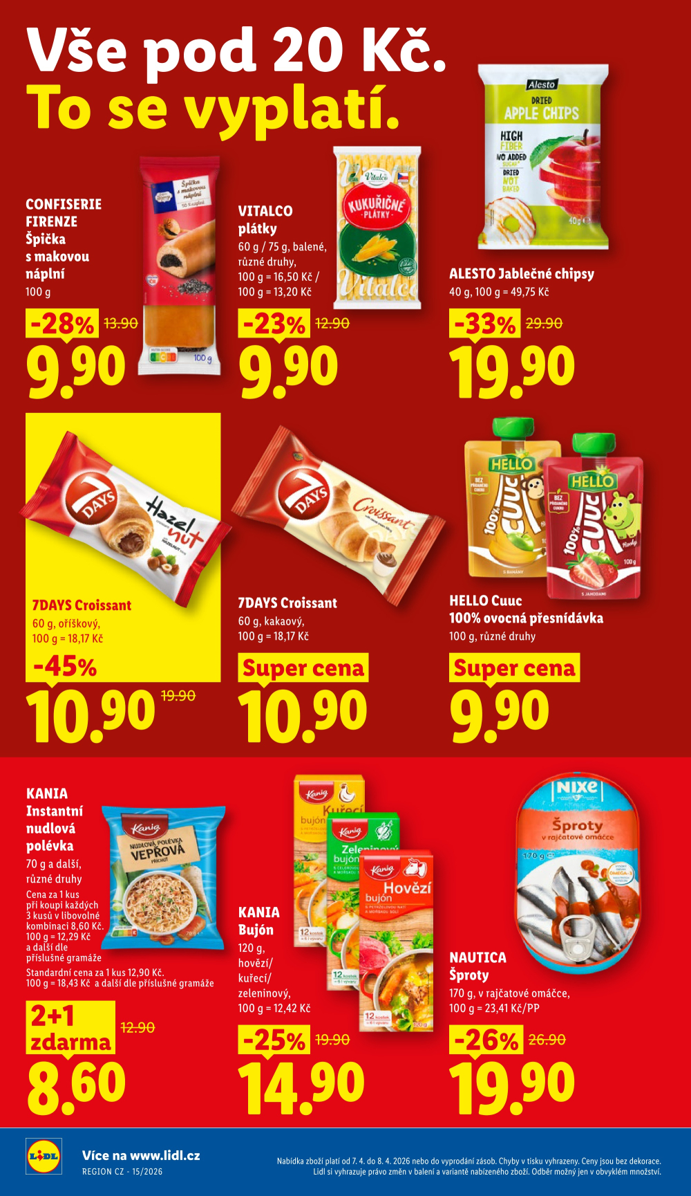 Leták Lidl leták od úterý - Vše pod 20 Kč - strana 14