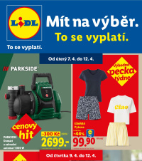 Akční leták Lidl  - Nabídka spotřebního zboží